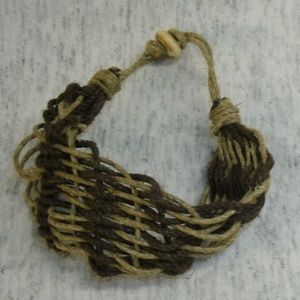 Handmade Woven Hemp Cord Bracelet from Guatemala